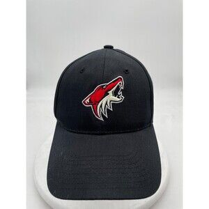 Arizona Coyotes NHL HOCKEY Gila River Casinos Black Adjustable Strap Cap Hat!